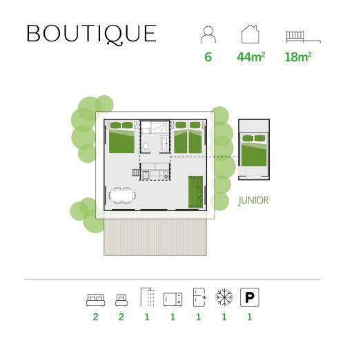 Barricata Village - layout plan - Boutique